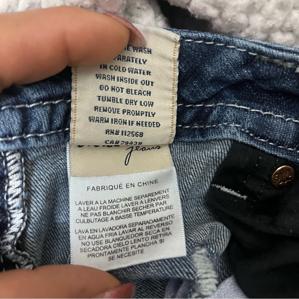 Miss me Women’s Mid-Rise Distressed Blue Jeans 32 - Picture 5 of 16